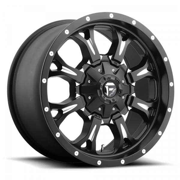 Felga aluminiowa D517 Krank Matte Black Milled Fuel