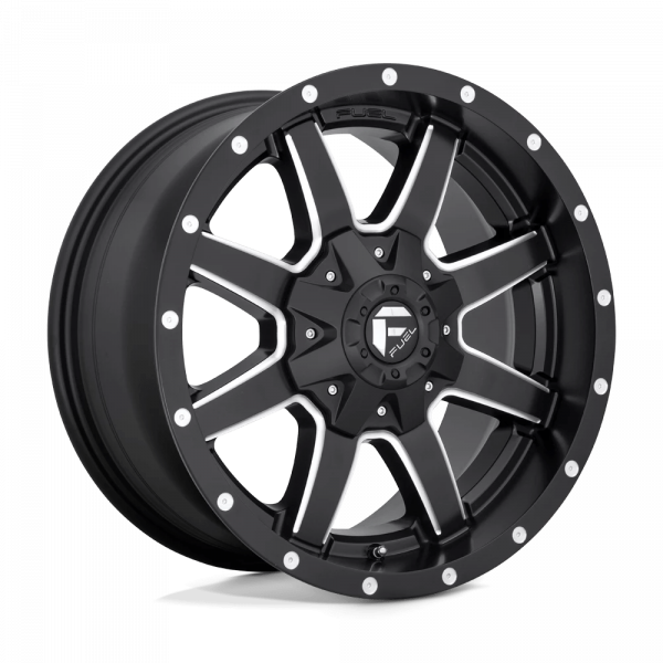 Felga aluminiowa D538 Maverick Matte Black Milled Fuel