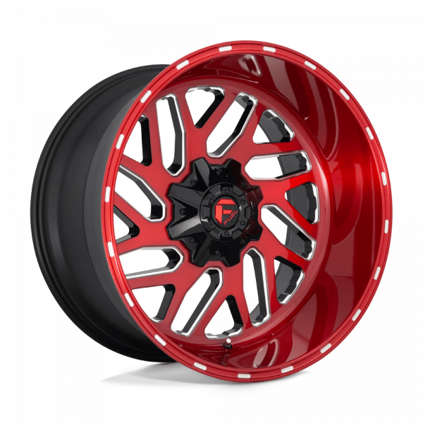 Felga aluminiowa D691 Triton Candy RED Milled Fuel