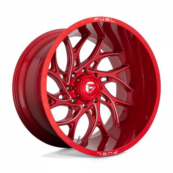 Felga aluminiowa D742 Runner Candy RED Milled Fuel