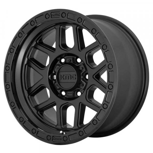 Felga aluminiowa KM544 Satin Black/Gloss Black Lip KMC