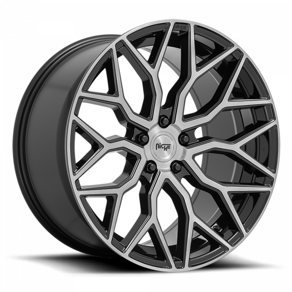 Felga aluminiowa M262 Mazzanti Gloss Black Brushed Face Niche Road Wheels