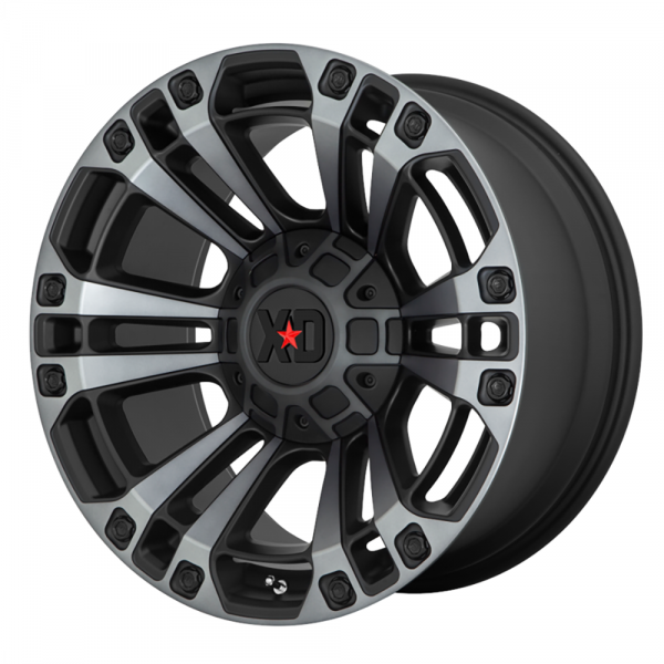 Felga aluminiowa XD851 Monster Satin Black/Gray Tint XD Series