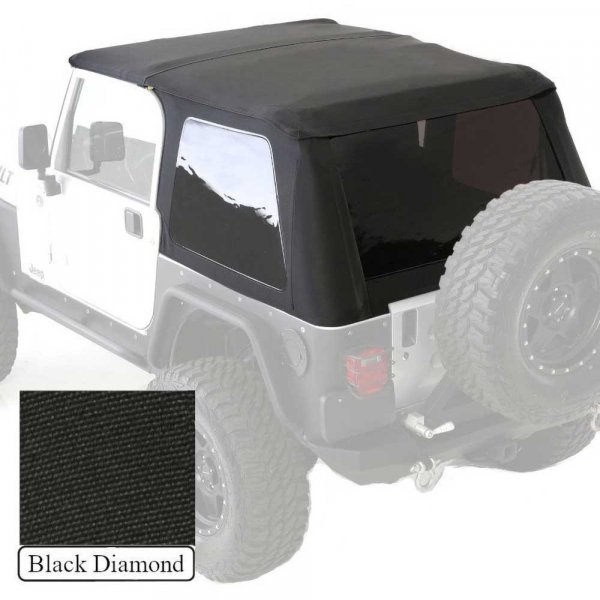 Soft top Slant Black Diamond z torbą Smittybilt