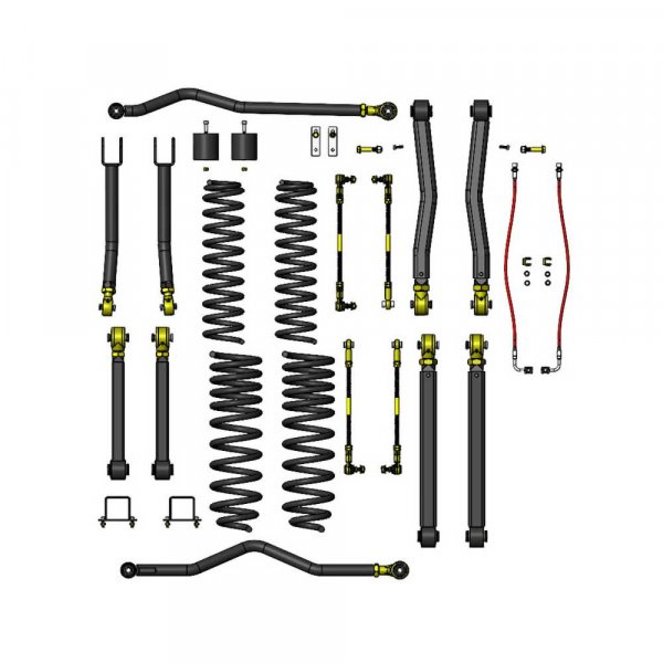 Zestaw zawieszenia Premium Clayton Lift 3,5″ Diesel