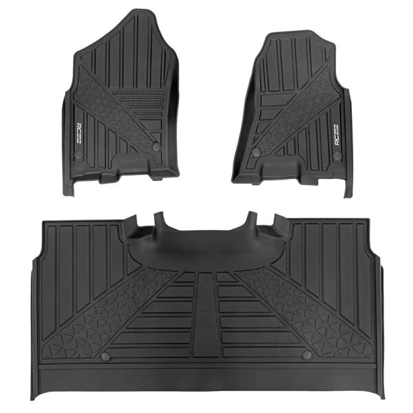 Dywaniki na podłogę przód i tył Rough Country Flex-Fit Crew Cab