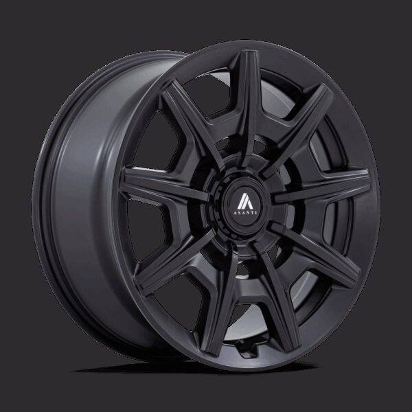 Felga aluminiowa AB041 ESQUIRE Satin Black Gloss Black Face ASANTI