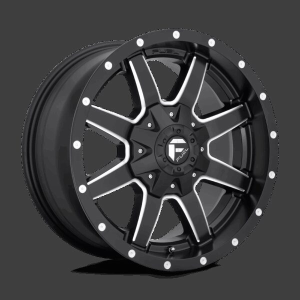 Felga aluminiowa D538 Maverick Matte Black Milled Fuel