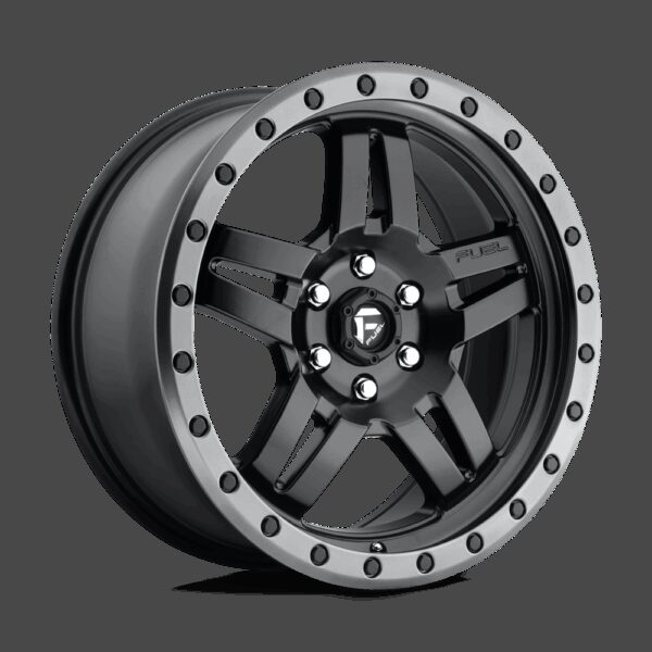 Felga aluminiowa D557 ANZA Matte Black Gun Metal Ring FUEL