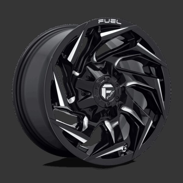 Felga aluminiowa D753 REACTION Gloss Black Milled FUEL