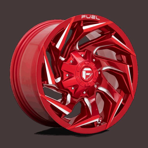 Felga aluminiowa D754 REACTION Candy Red Milled FUEL