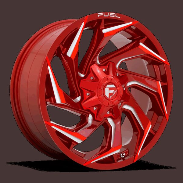 Felga aluminiowa D754 Reaction Candy RED Milled Fuel