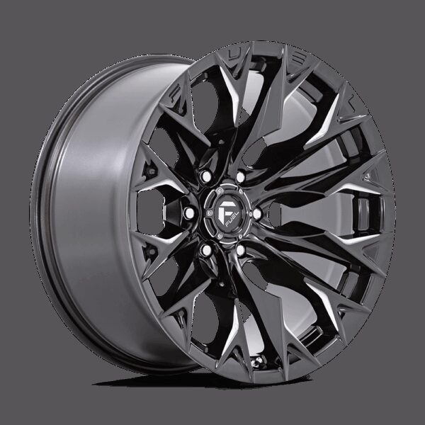 Felga aluminiowa D803 FLAME Gloss Black Milled FUEL
