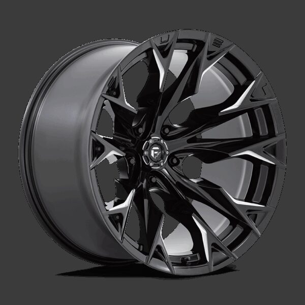 Felga aluminiowa D803 FLAME Gloss Black Milled FUEL