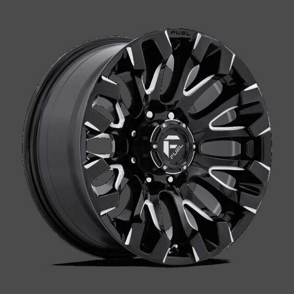 Felga aluminiowa D828 QUAKE Gloss Black Milled FUEL