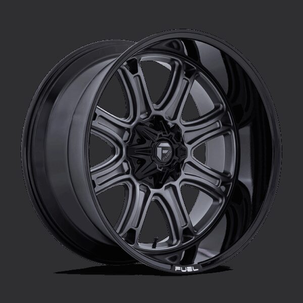 Felga aluminiowa DARKSTAR Matte Gunmetal W/ Black Lip FUEL