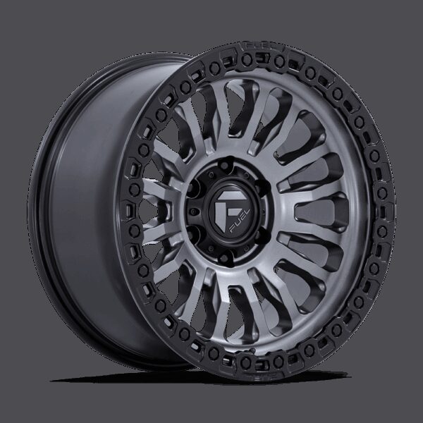 Felga aluminiowa FC857 RINCON Matte Gunmetal W/ M-black Lip FUEL