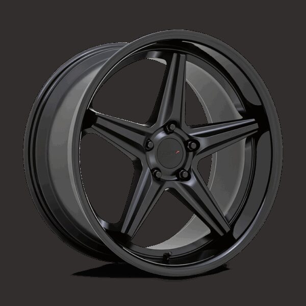 Felga aluminiowa LAUNCH Matte Black W/ Gloss Black Lip TSW