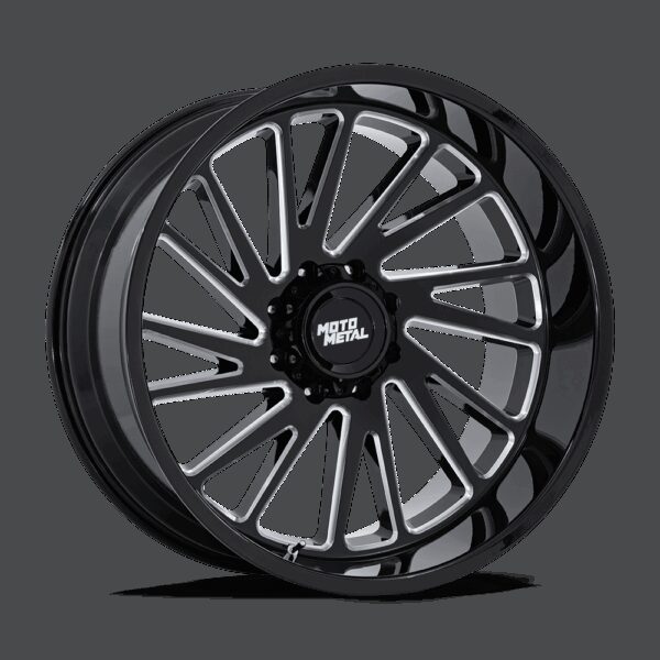Felga aluminiowa MO811 COMBAT Gloss Black Milled MOTO METAL