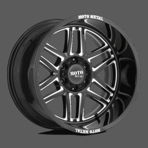 Felga aluminiowa MO992 FOLSOM Gloss Black Milled MOTO METAL