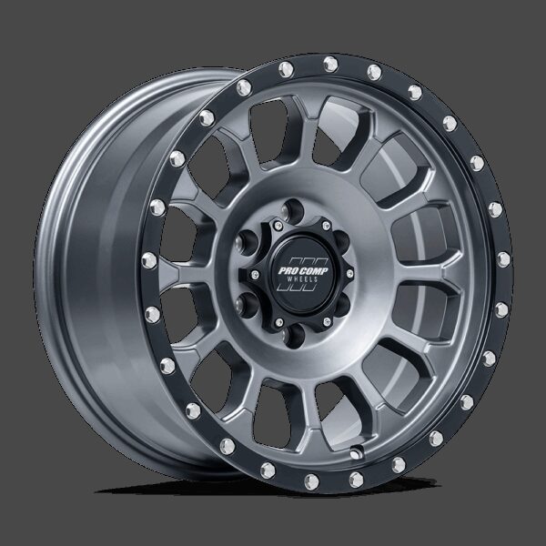 Felga aluminiowa PA34 ROCKWELL Matte Graphite W/ Black Lip PRO COMP