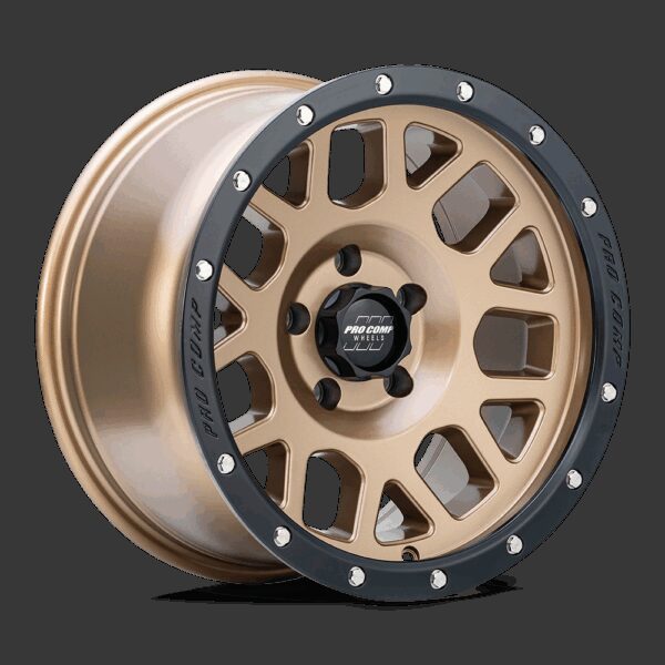 Felga aluminiowa PA40 VERTIGO Matte Bronze W/ Black Lip PRO COMP