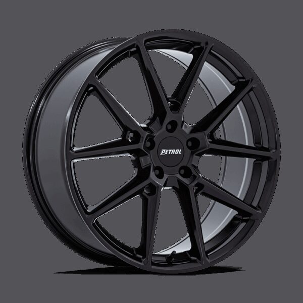 Felga aluminiowa PE002 P1E Gloss Black PETROL
