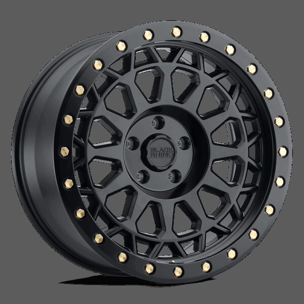 Felga aluminiowa PRIMM Matte Black With Brass Bolts BLACK RHINO