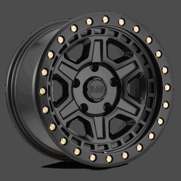 Felga aluminiowa RENO Matte Black W/ Brass Bolts BLACK RHINO