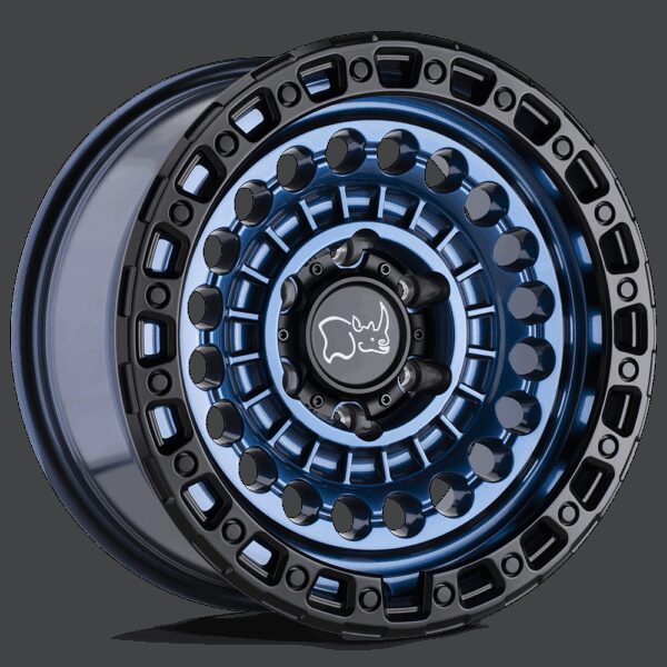 Felga aluminiowa SENTINEL Cobalt Blue W/ Black Ring BLACK RHINO