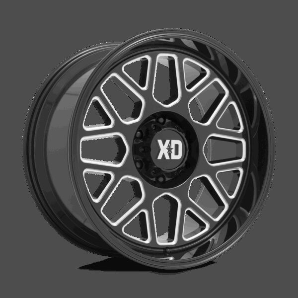 Felga aluminiowa XD849 GRENADE II Gloss Black Milled XD SERIES