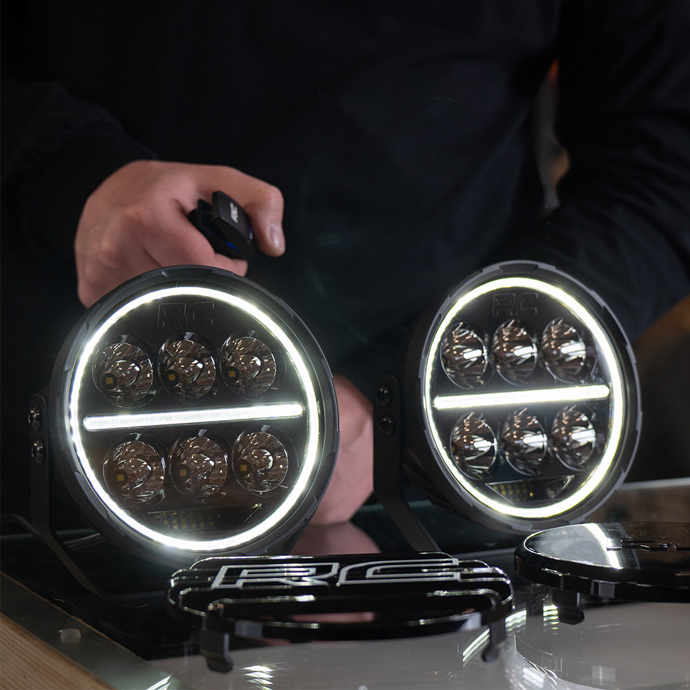 lampy-led-65-okragle-bialeamber-drl-rough-country lampy-led-65-okragle-bialeamber-drl-rough-country