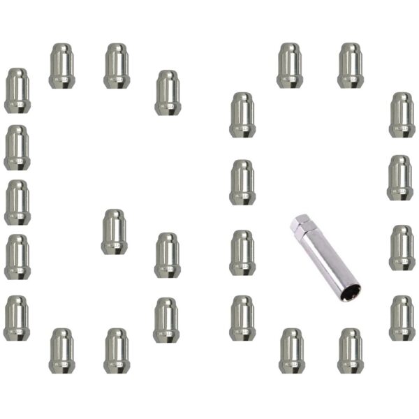 Nakrętki zabezpieczające zestaw do kół długie M14x1,5 Gorilla