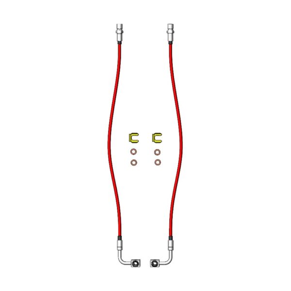 Przewody hamulcowe HD tył 22″ Clayton Lift 0-5″
