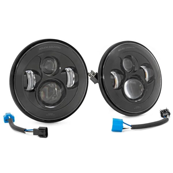 Reflektory LED 7″ przód Rough Country