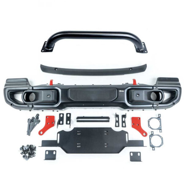 Zderzak stalowy przód full coverage z bull barem OFD