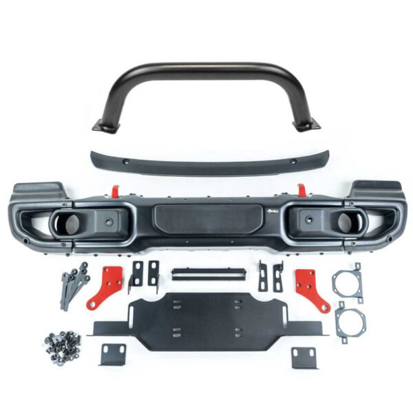 Zderzak stalowy przód full coverage z wysokim bull barem OFD