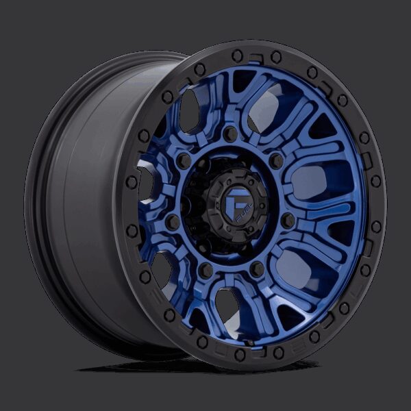 Felga aluminiowa D827 TRACTION Dark Blue W/ Black Ring FUEL