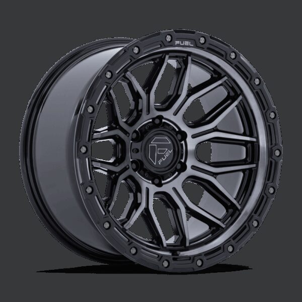 Felga aluminiowa FC881 SURGE Gloss Black Machined W/ Gray Tint FUEL