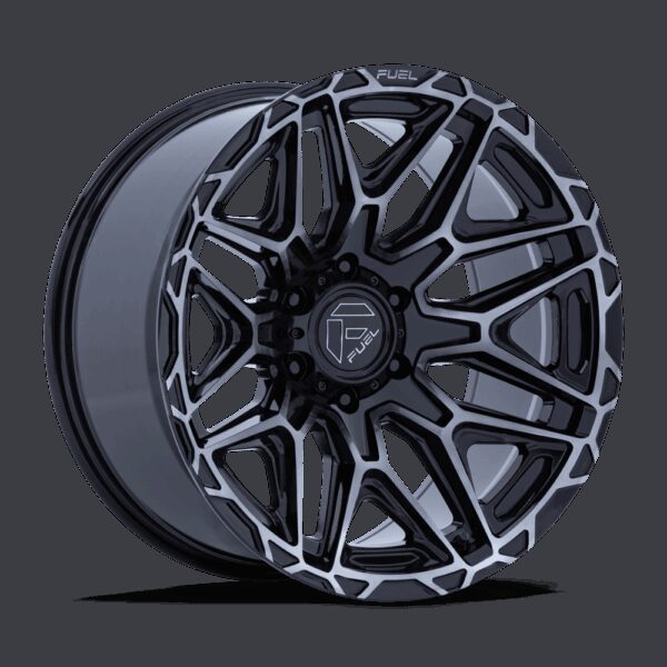 Felga aluminiowa FC885 INJECTOR Gloss Black Machined Face W/ Dark Tint FUEL