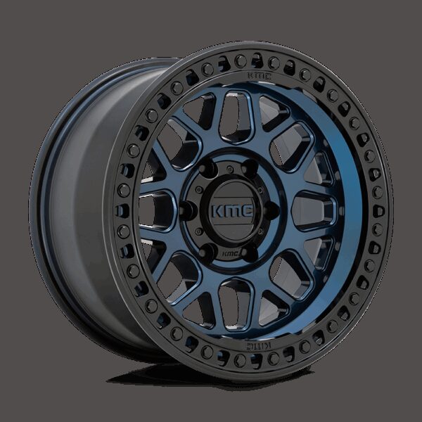 Felga aluminiowa KM549 GRS Midnight Blue W/ Gloss Black Lip KMC