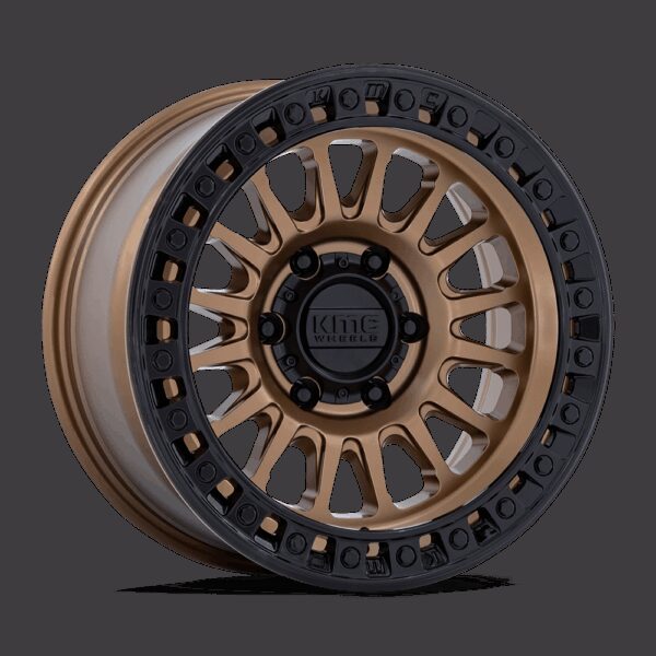 Felga aluminiowa KM552 IMS Matte Bronze W Gloss Black Lip KMC