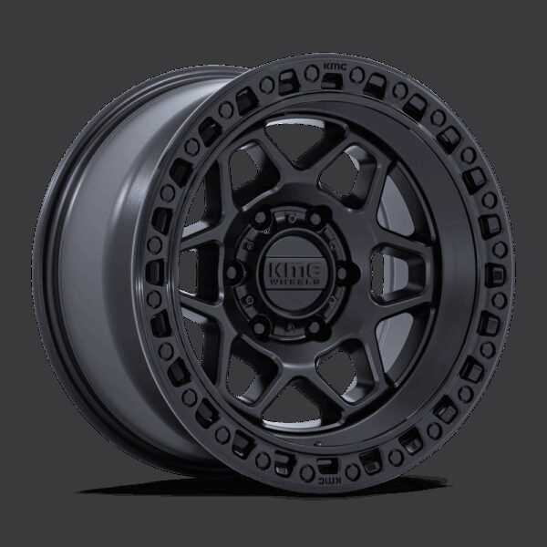 Felga aluminiowa KM553 TORX Matte Black W/ Gloss Black Lip KMC