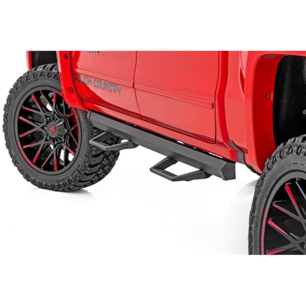 Progi, stopnie boczne regulowane aluminiowe Rough Country SRL2